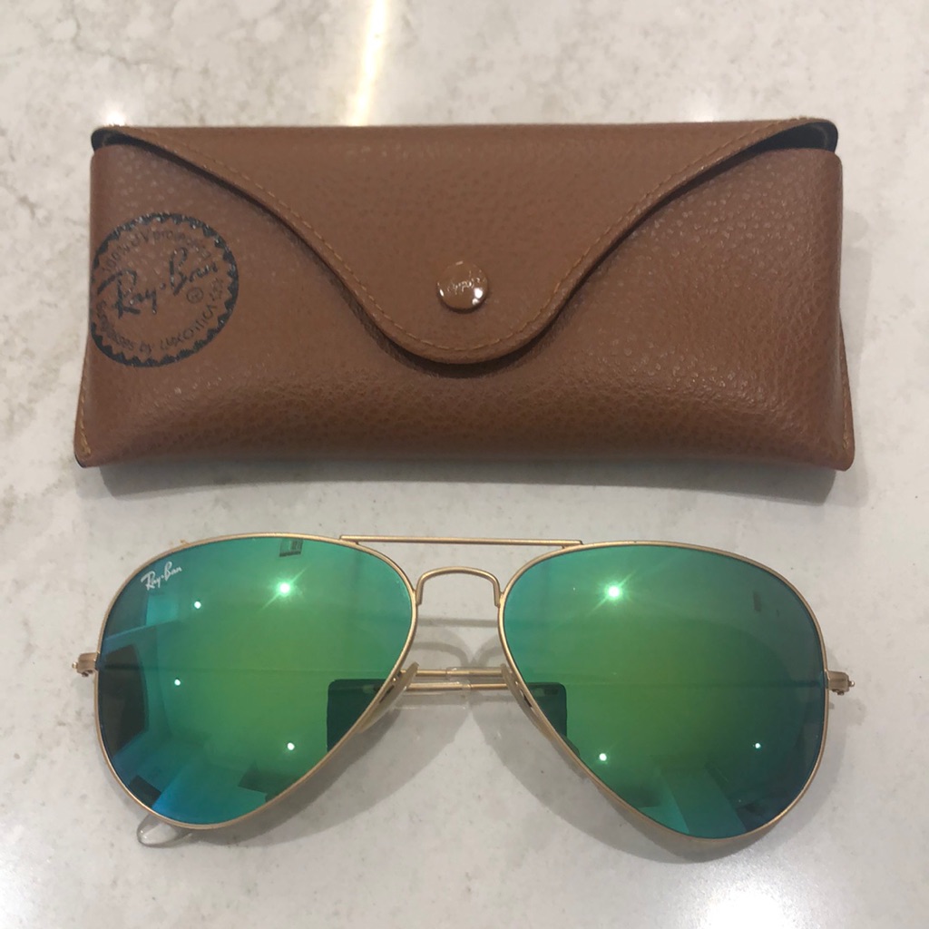 Rayban Aviators (Blue/Green)
